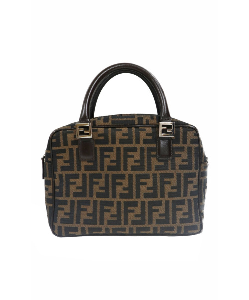 FENDI（フェンディ）FENDI (フェンディ) ハンドバッグ ブラウン サイズ:下記参照 ズッカの古着・服飾アイテム