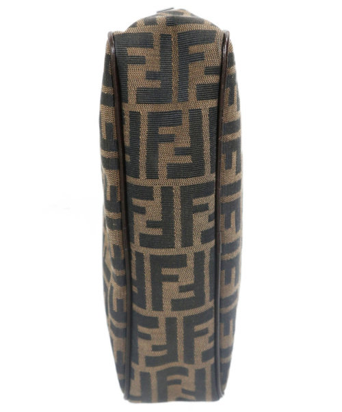 FENDI（フェンディ）FENDI (フェンディ) ハンドバッグ ブラウン サイズ:下記参照 ズッカの古着・服飾アイテム