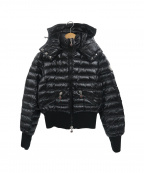 MONCLERモンクレール）の古着「フード付シャイニーダウンジャケット」｜ネイビー