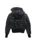 MONCLER (モンクレール) フード付シャイニーダウンジャケット ネイビー サイズ:1：39800円
