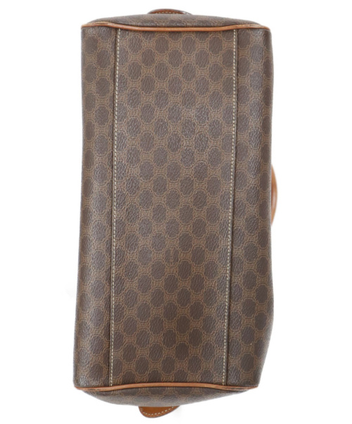 CELINE（セリーヌ）CELINE (セリーヌ) マカダム柄ミニボストンハンドバッグ ブラウン サイズ:下記参照 M12の古着・服飾アイテム