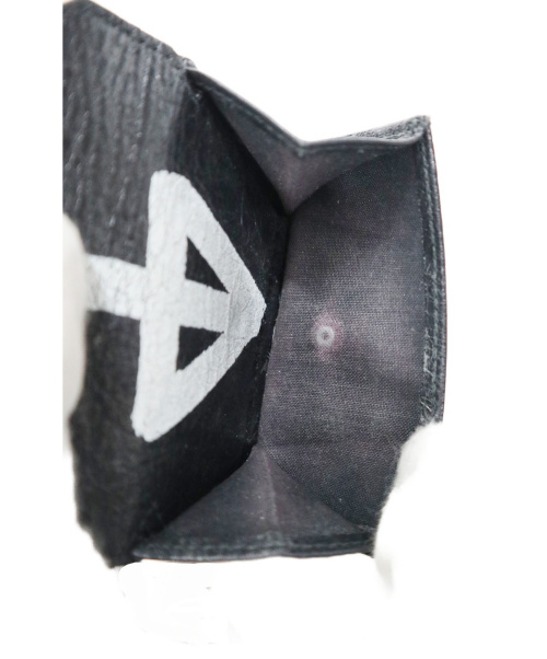 BALENCIAGA（バレンシアガ）BALENCIAGA (バレンシアガ) グラフィティペーパーミニウォレット(3つ折り財布) ブラック×ホワイト サイズ:下記参照 391446 1065・Y・555583の古着・服飾アイテム