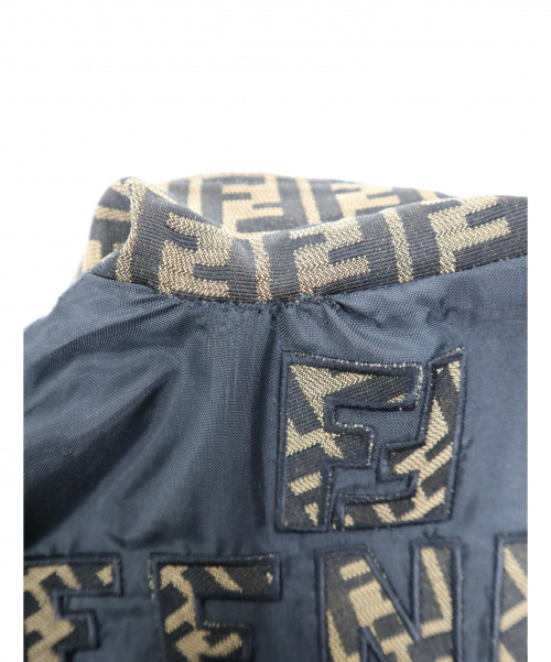 FENDI（フェンディ）FENDI (フェンディ) ズッカ柄ヴィンテージバックロゴジャケット ブラウン サイズ:不明 OLD FENDIの古着・服飾アイテム