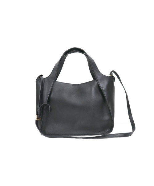 STELLA McCARTNEY（ステラマッカートニー）STELLA McCARTNEY (ステラマッカートニー) PVCステラロゴ2WAYトートバッグ ブラック サイズ:下記参照の古着・服飾アイテム
