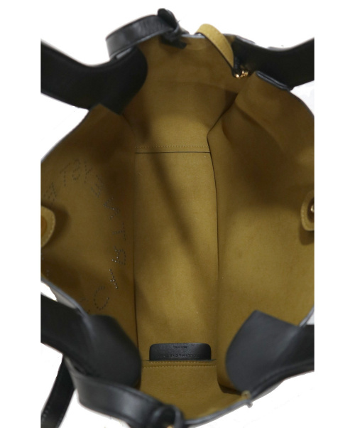 STELLA McCARTNEY（ステラマッカートニー）STELLA McCARTNEY (ステラマッカートニー) PVCステラロゴ2WAYトートバッグ ブラック サイズ:下記参照の古着・服飾アイテム