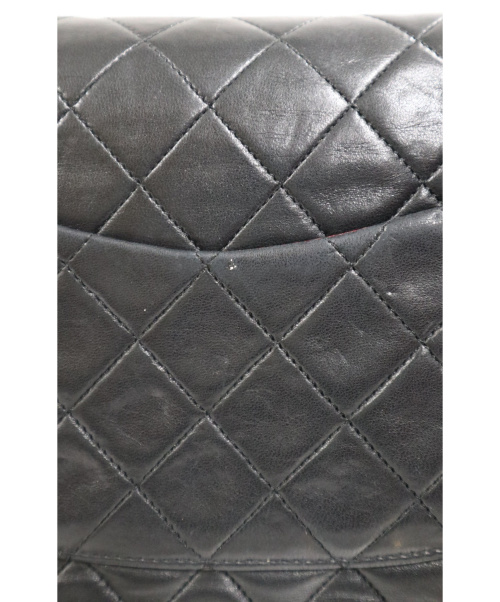 CHANEL（シャネル）CHANEL (シャネル) 90sダブルフラップチェーントートバッグ ブラック サイズ:下記参照 マトラッセの古着・服飾アイテム