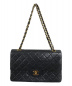 CHANEL（シャネル）の古着「90sダブルフラップチェーントートバッグ」｜ブラック