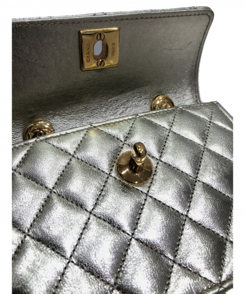 CHANEL（シャネル）CHANEL (シャネル) ミニミニマトラッセ シャンパンゴールド サイズ:- チェーンショルダーバッグの古着・服飾アイテム