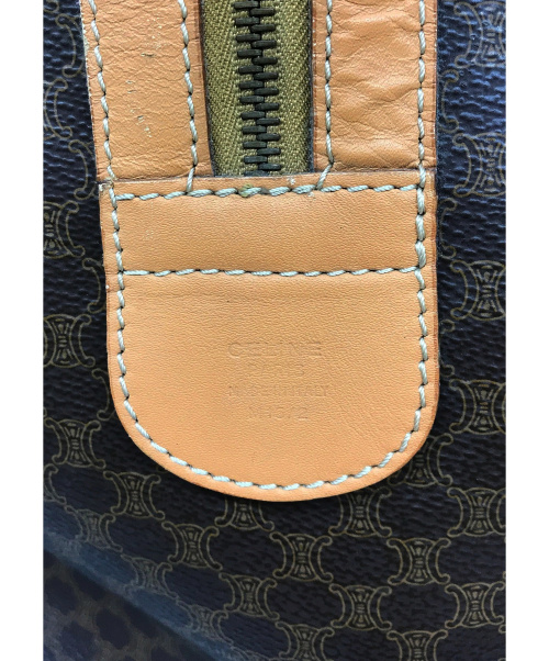 CELINE（セリーヌ）CELINE (セリーヌ) ヴィンテージマカダムボストンバッグ ブラウン サイズ:下記参照 M15/2の古着・服飾アイテム
