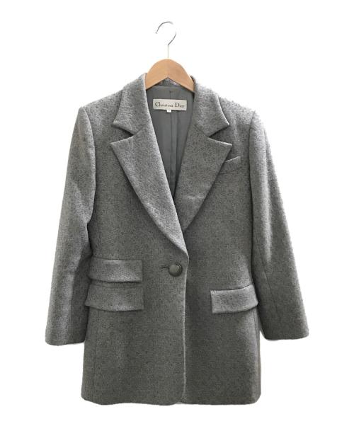 Christian Dior（クリスチャン ディオール）Christian Dior (クリスチャン ディオール) [古着]ヴィンテージウールセットアップジャケット グレー サイズ:9の古着・服飾アイテム