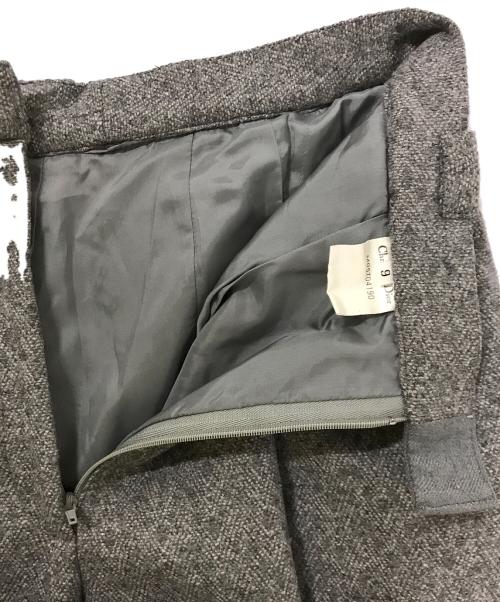 Christian Dior（クリスチャン ディオール）Christian Dior (クリスチャン ディオール) [古着]ヴィンテージウールセットアップジャケット グレー サイズ:9の古着・服飾アイテム