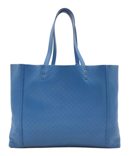 BOTTEGA VENETA（ボッテガベネタ）BOTTEGA VENETA (ボッテガベネタ) イントレッチオミラージュトートバッグ ブルー サイズ:下記参照の古着・服飾アイテム