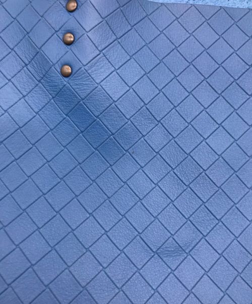 BOTTEGA VENETA（ボッテガベネタ）BOTTEGA VENETA (ボッテガベネタ) イントレッチオミラージュトートバッグ ブルー サイズ:下記参照の古着・服飾アイテム
