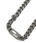 FENDI (フェンディ) バゲットネックレス シルバー サイズ:下記参照：31800円