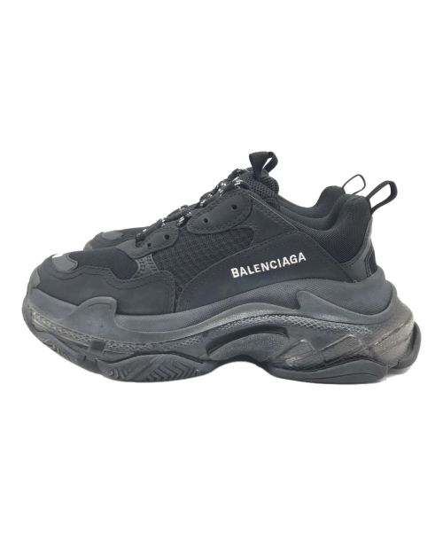 BALENCIAGA（バレンシアガ）BALENCIAGA (バレンシアガ) Triple S Clear Sole ブラック サイズ:UK5の古着・服飾アイテム