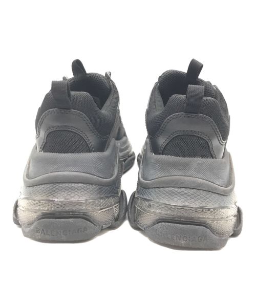 BALENCIAGA（バレンシアガ）BALENCIAGA (バレンシアガ) Triple S Clear Sole ブラック サイズ:UK5の古着・服飾アイテム