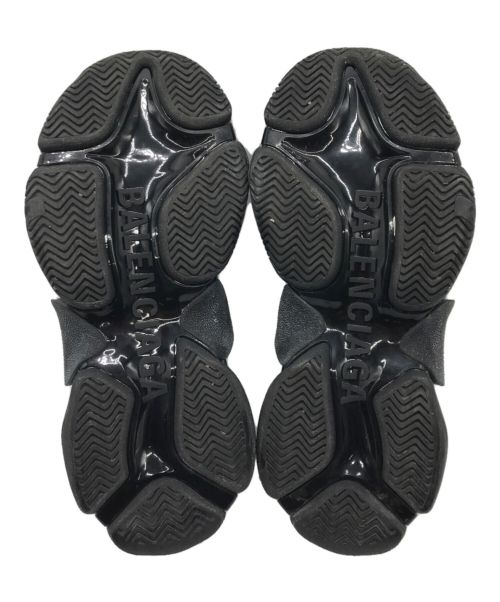 BALENCIAGA（バレンシアガ）BALENCIAGA (バレンシアガ) Triple S Clear Sole ブラック サイズ:UK5の古着・服飾アイテム