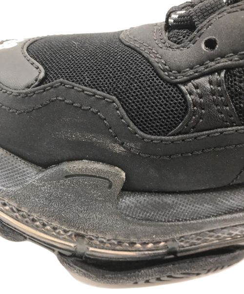 BALENCIAGA（バレンシアガ）BALENCIAGA (バレンシアガ) Triple S Clear Sole ブラック サイズ:UK5の古着・服飾アイテム