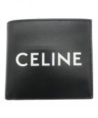 CELINEセリーヌ）の古着「BI-FOLD WALLET WITH COIN」｜ブラック