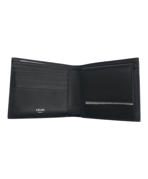 CELINE（セリーヌ）CELINE (セリーヌ) BI-FOLD WALLET WITH COIN ブラック サイズ:-の古着・服飾アイテム