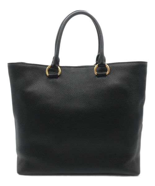 PRADA（プラダ）PRADA (プラダ) レザートートバッグ ブラック（NERO）の古着・服飾アイテム