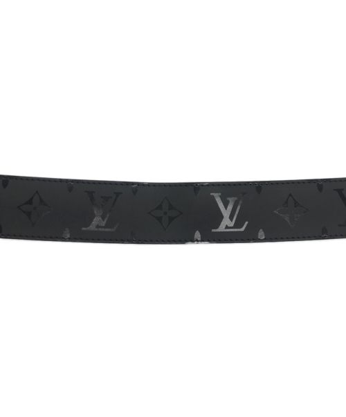LOUIS VUITTON（ルイ ヴィトン）LOUIS VUITTON (ルイ ヴィトン) サンチュールLVイニシャルベルト ブラック サイズ:100/40の古着・服飾アイテム