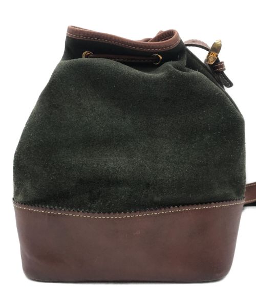 LOEWE（ロエベ）LOEWE (ロエベ) オールドアナグラムスウェードショルダーバッグ オリーブ サイズ:-の古着・服飾アイテム