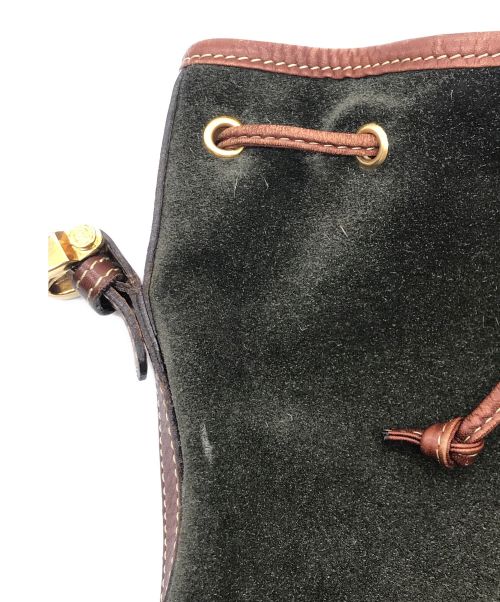LOEWE（ロエベ）LOEWE (ロエベ) オールドアナグラムスウェードショルダーバッグ オリーブ サイズ:-の古着・服飾アイテム