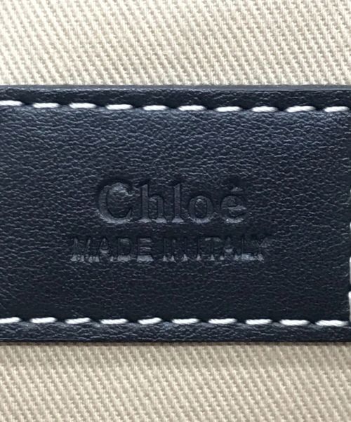 Chloe（クロエ）Chloe (クロエ) WOODYスモールトートバッグ ベージュ×ブラック サイズ:-の古着・服飾アイテム
