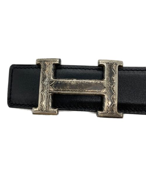 HERMES（エルメス）HERMES (エルメス) トゥアレグレザーベルト ブラック サイズ:85cmの古着・服飾アイテム