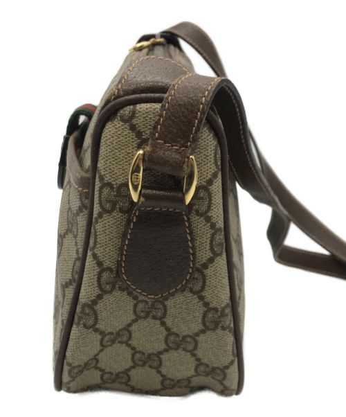 GUCCI（グッチ）GUCCI (グッチ) [古着]GGスプリーム ショルダーバッグ ブラウンの古着・服飾アイテム