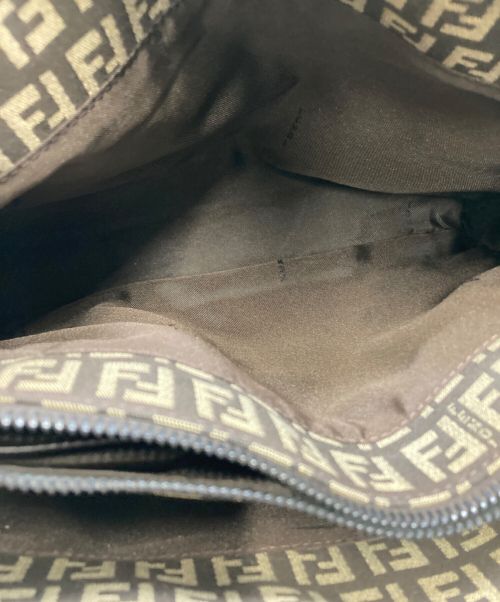 FENDI（フェンディ）FENDI (フェンディ) ズッキーノミニトートバッグ ブラウン×ベージュの古着・服飾アイテム