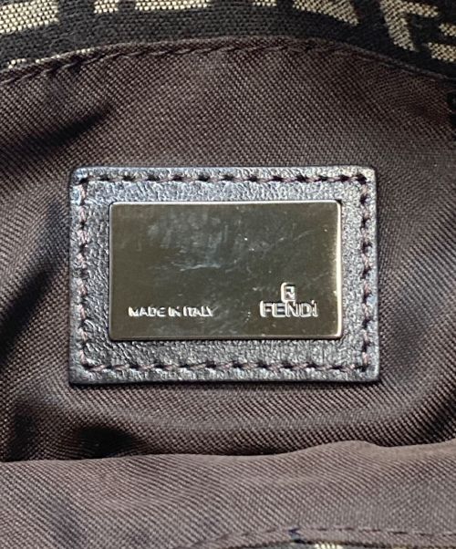 FENDI（フェンディ）FENDI (フェンディ) ズッキーノミニトートバッグ ブラウン×ベージュの古着・服飾アイテム