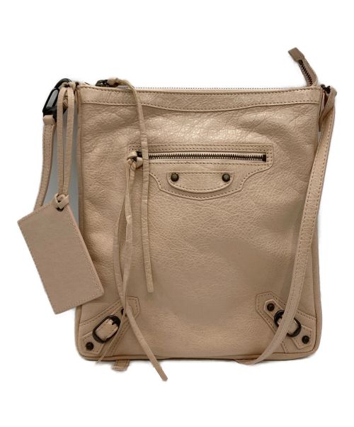 BALENCIAGA（バレンシアガ）BALENCIAGA (バレンシアガ) クラシックフィットショルダーバッグ ピンクの古着・服飾アイテム