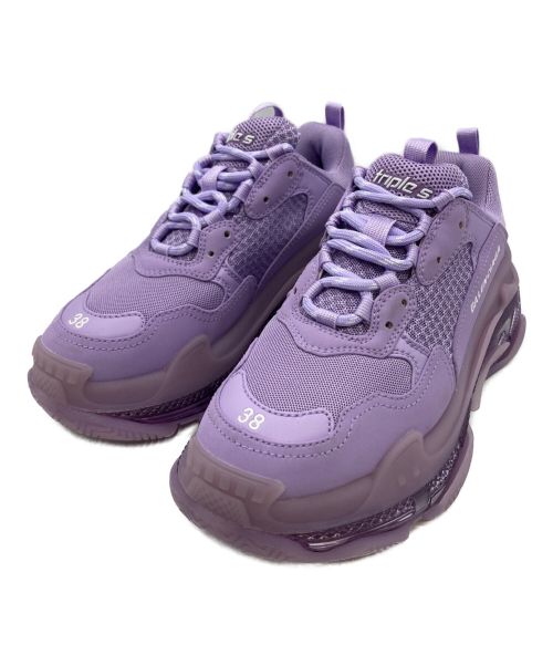 BALENCIAGA（バレンシアガ）BALENCIAGA (バレンシアガ) triple S パープル サイズ:US8の古着・服飾アイテム