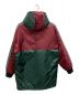 GUCCI (グッチ) ジャガードシェリーライン ナイロンコート レッド×グリーン サイズ:46：32000円