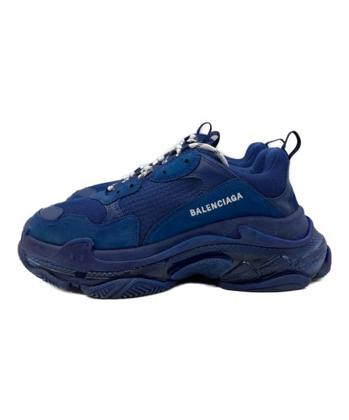BALENCIAGA（バレンシアガ）BALENCIAGA (バレンシアガ) TRIPLE S ネイビー サイズ:US9の古着・服飾アイテム