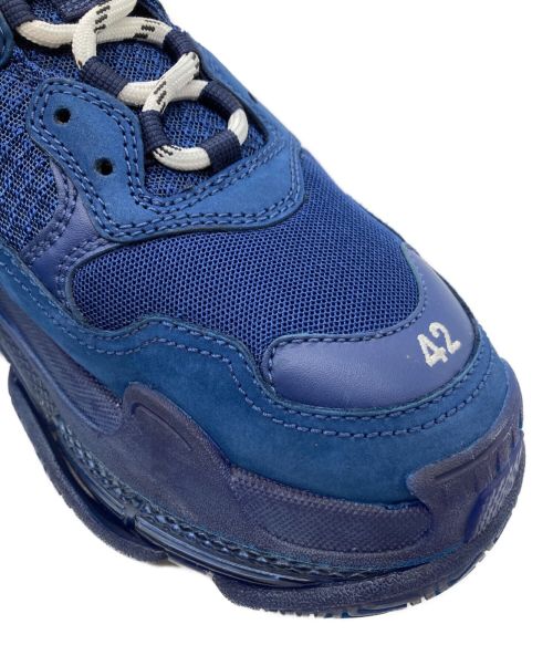 BALENCIAGA（バレンシアガ）BALENCIAGA (バレンシアガ) TRIPLE S ネイビー サイズ:US9の古着・服飾アイテム