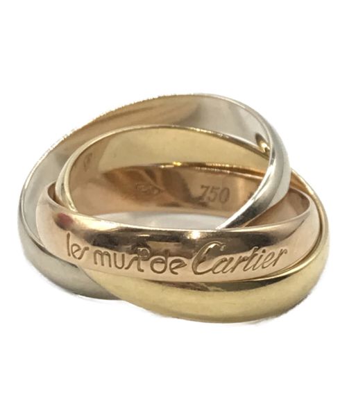 Cartier（カルティエ）Cartier (カルティエ) トリニティリング サイズ:10号の古着・服飾アイテム