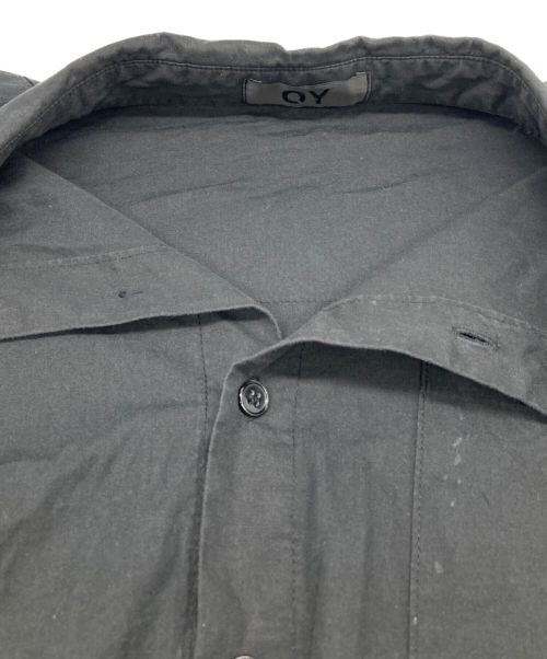 OY（オーワイ）OY (オーワイ) バックプリントシャツ ブラック サイズ:不明の古着・服飾アイテム