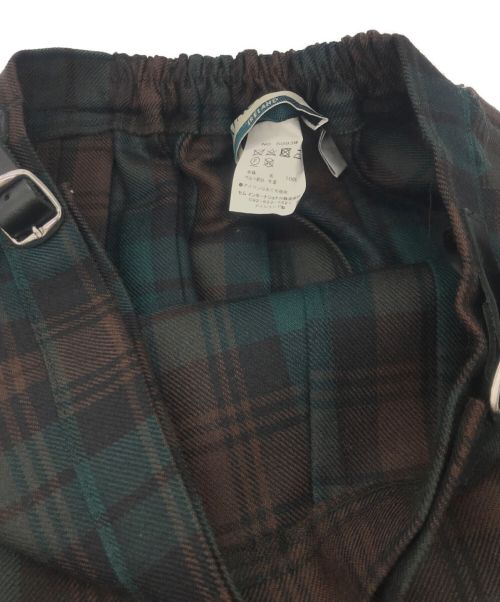 O'NEIL OF DUBLIN（オニールオブダブリン）O'NEIL OF DUBLIN (オニールオブダブリン) チェックキルトロングスカート グリーン×ブラウン サイズ:36の古着・服飾アイテム