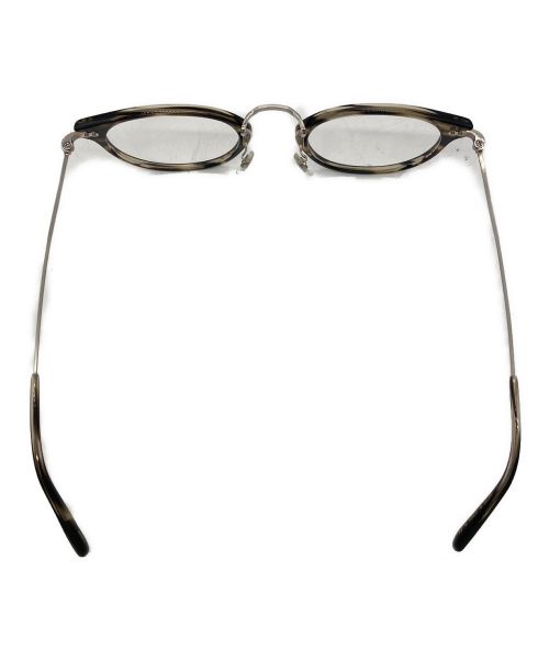 OLIVER PEOPLES（オリバーピープルズ）OLIVER PEOPLES (オリバーピープルズ) コンビネーション伊達眼鏡 ベージュ サイズ:47□22 145の古着・服飾アイテム