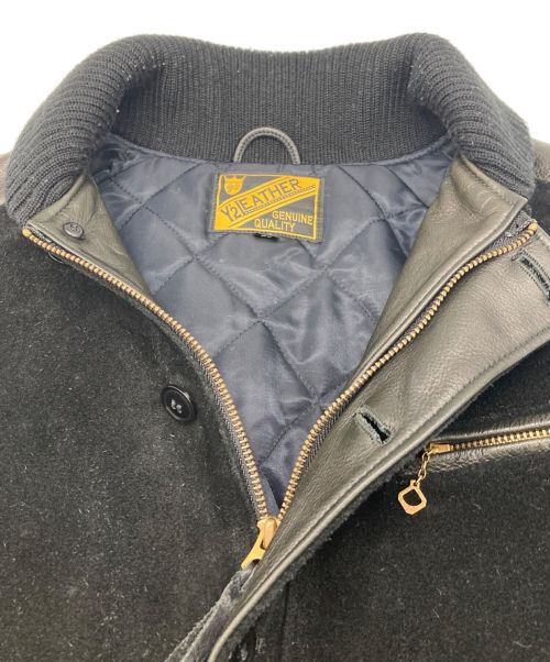 Y2 LEATHER（ワイツーレザー）Y2 LEATHER (ワイツーレザー) ステアオイル ジャケット ブラック サイズ:40の古着・服飾アイテム