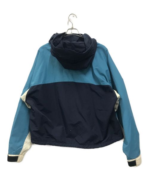 BEAMS（ビームス）BEAMS (ビームス) 3トーン ナイロン フーディジャケット ネイビー×ブルー サイズ:Sの古着・服飾アイテム