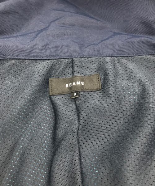 BEAMS（ビームス）BEAMS (ビームス) 3トーン ナイロン フーディジャケット ネイビー×ブルー サイズ:Sの古着・服飾アイテム