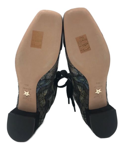 Christian Dior（クリスチャン ディオール）Christian Dior (クリスチャン ディオール) Naughtily-D ショートブーツ ブラック サイズ:36 1/2（約24.5cm）の古着・服飾アイテム