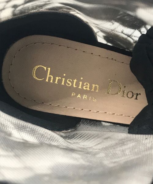 Christian Dior（クリスチャン ディオール）Christian Dior (クリスチャン ディオール) Naughtily-D ショートブーツ ブラック サイズ:36 1/2（約24.5cm）の古着・服飾アイテム