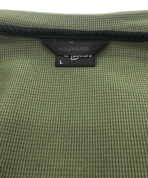 POLEWARDS（ポールワーズ）POLEWARDS (ポールワーズ) SOFTSHELL HOODIE カーキ サイズ:Lの古着・服飾アイテム