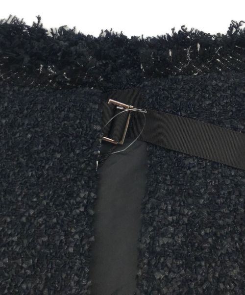 sacai（サカイ）sacai (サカイ) ツイード プルオーバー トップス ブラック サイズ:2の古着・服飾アイテム