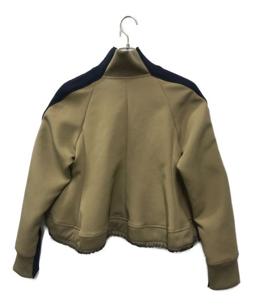 sacai（サカイ）sacai (サカイ) Technical Jersey Blouson ブラウン サイズ:2の古着・服飾アイテム